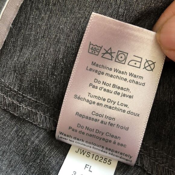 Merrell Outdoor Wrap Skirt Opt-wick UPF 50+ Size 8R. Gray GUC - Picture 5 of 6